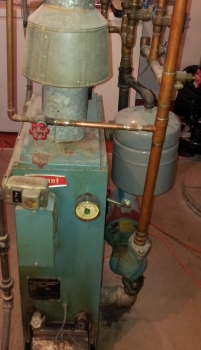 Old Boiler Needing Service in Hartland, Wisconsin