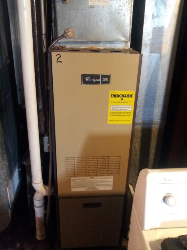 Whirlpool furnace serviced by Waukesha County HVAC technicians